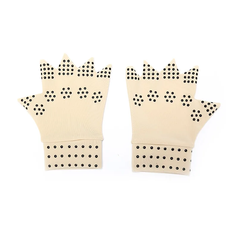 1 пара магнитной терапии перчатки без пальцев артрит облегчение боли заживление