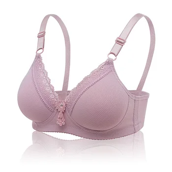 

Women Wire Free Bra Push Up Soft Comfortable Full Coverage Plain Back Closure Adjusted Strap Thin No Padded Underwear Bras Hot