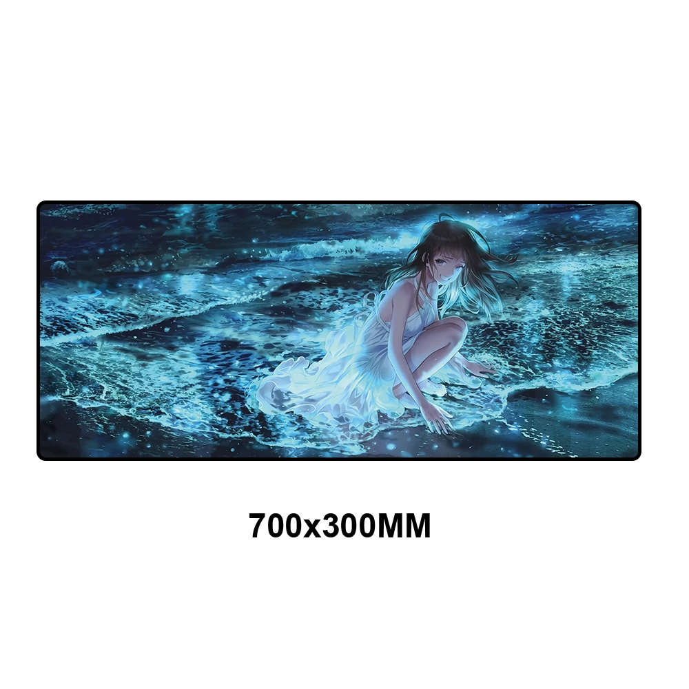 Computer Sexy Anime Girl Large Size Mouse Pad Game HD Natural Rubber Mousepad Big PC Keyboard Mat Anti-skid Office Desktop Pad - Цвет: XGDM-024
