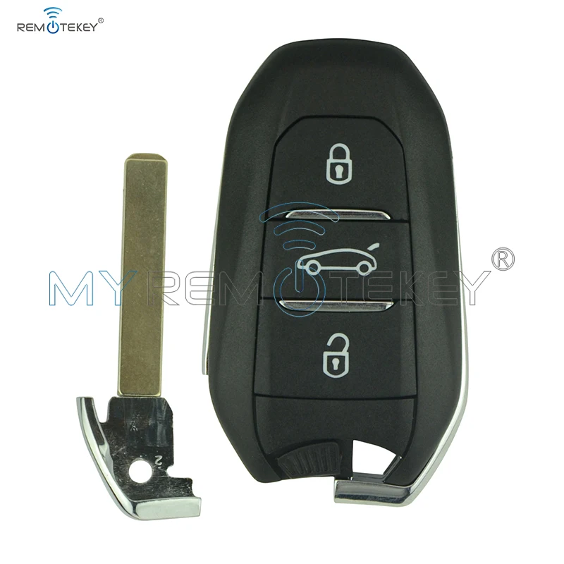 

OEM Smart key remote control 3 button 433.92mhz ID46 chip for Citroen DS4 DS5