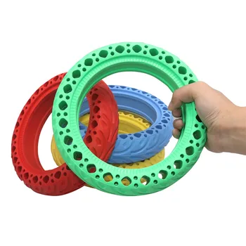 

2 Pcs Scooter Tires Explosion-proof solid tires Diameter 21cm/Wheel diameter 14cm Honeycomb design Anti-slip tires Auto parts