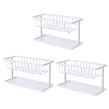 

Wash Storage Double Layer Detachable Drain Rack Organizer Stand Holder Soap Sponge Bathroom Accessories