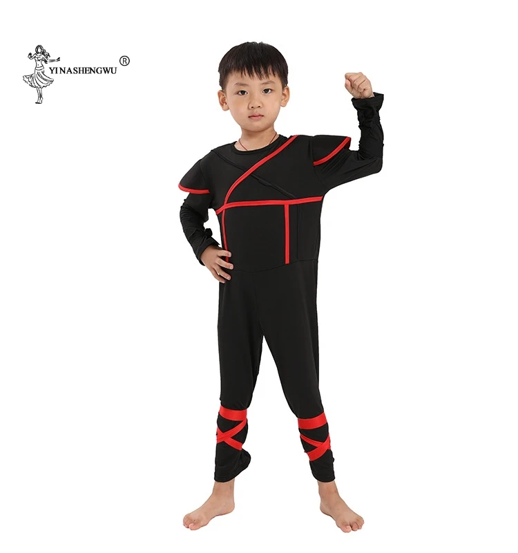 Костюм для косплея костюмы ниндзя Дети Косплей Мальчики вечерние костюмы дети японского аниме воин ниндзя ассасин игра Хэллоуин - Цвет: Color D