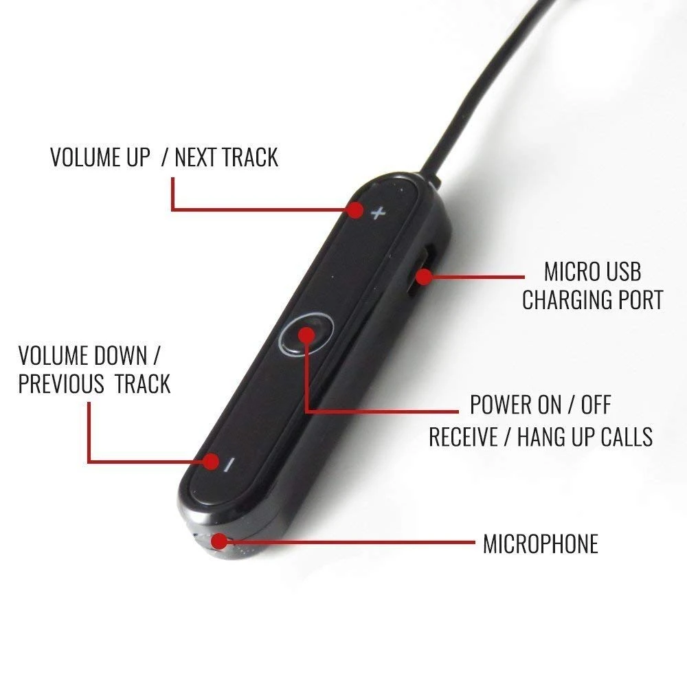 Bluetooth 5 0 Handsfree Music Receiver Wireless Stereo Audio Adapter for Bose QC3 Quiet Comfort QuietComfort QC 3 Headphones