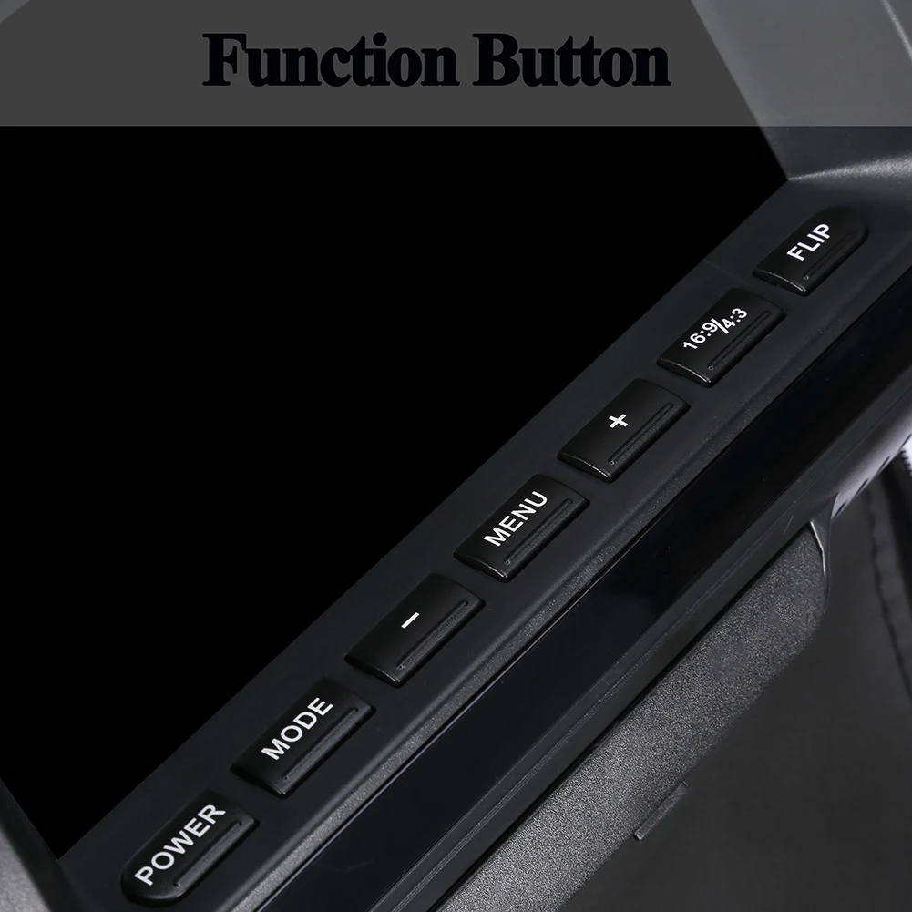 7 дюймов DVD плеер Многофункциональный видео молния обложка инфракрасный монитор HD игры USB подголовник автомобиля ЖК-экран Регулируемый динамик