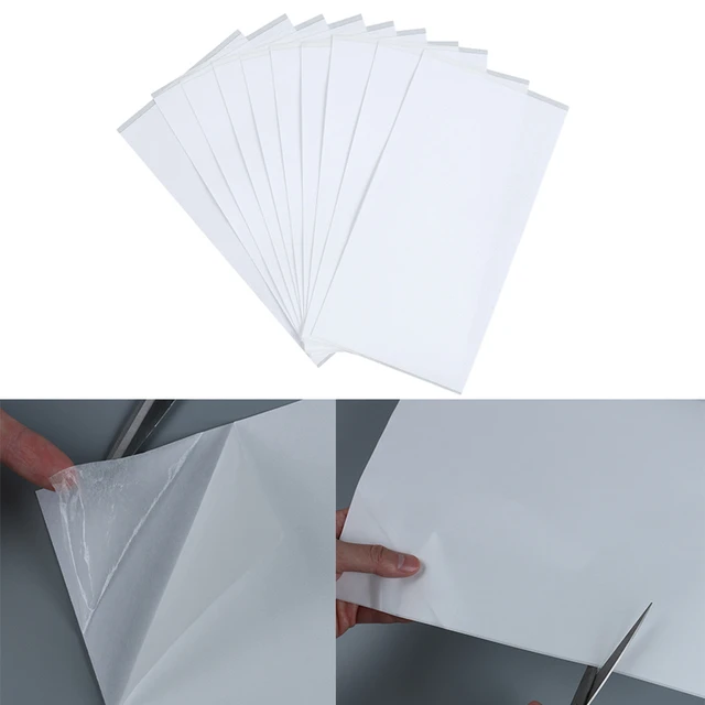 Juego de 10 hojas adhesivas transparentes de doble cara para álbum de  fotos, álbum de recortes, decoración en relieve DIY - AliExpress