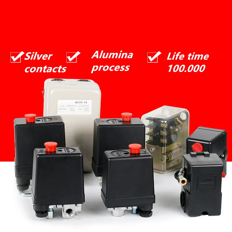 Interruptor de pressão, ac240v, 400v, 15a, para