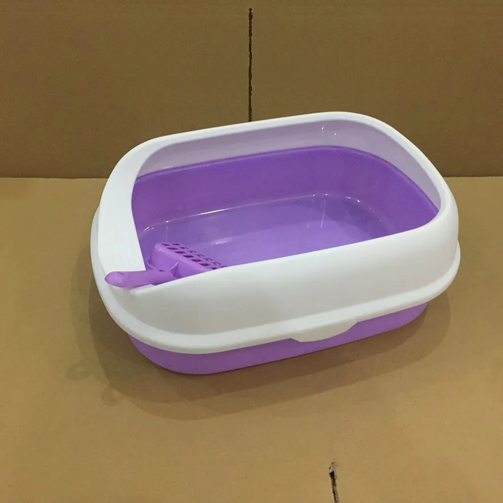 Portable Clean Cat Litter Box Training Bedpans Open Top Cat Sand Litter Box Cat Toilet Trainer For Pets Supplies Portable Clean Cat Litter Box Training Bedpans Open Top Cat Sand Litter Box Cat Toilet Trainer For Pets Supplies