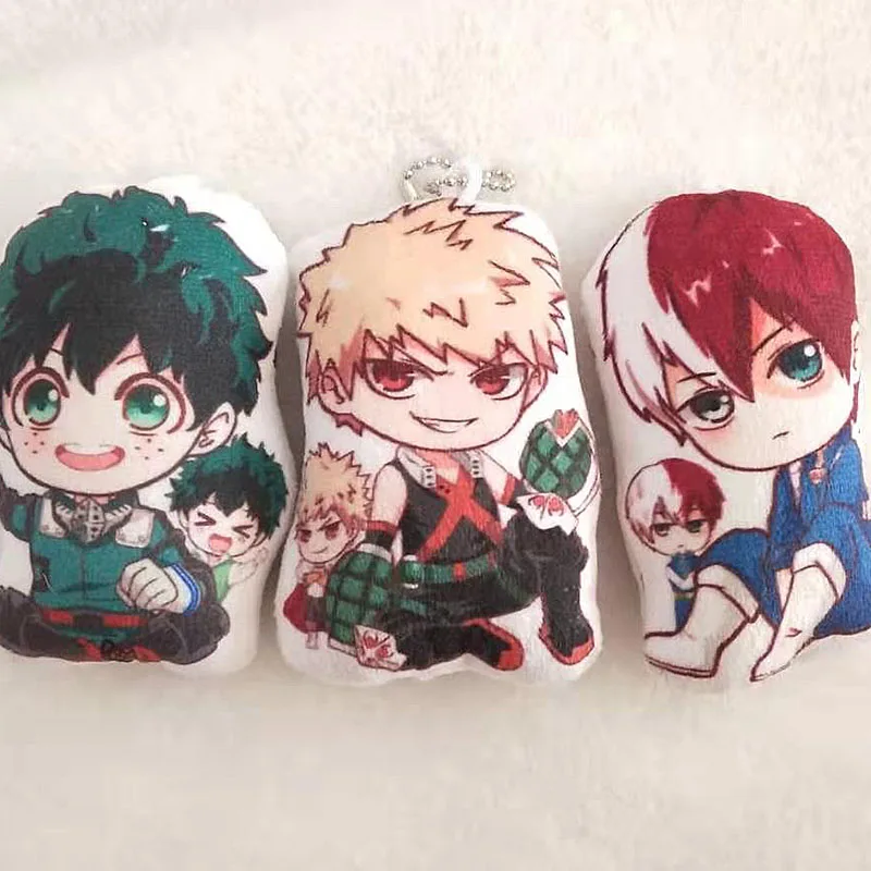 My Hero Academia Plüsch-Schlüsselanhänger - Izuku, Todoroki Oder Bakugou, Ca. 20cm, Niedliches Anime-Fan-Geschenk