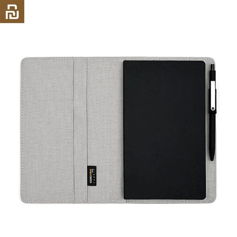 Original-Xiaomi-Mijia-Kaco-Noble-Paper-NoteBook-PU-Leather-Card-Slot-Wallet-Book-for-Office-Travel