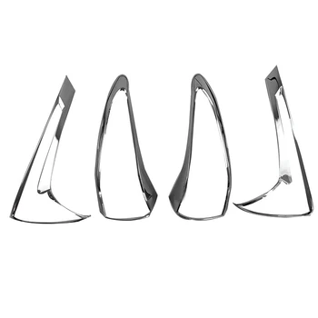 

Chrome Rear Tail Light Cover Rear Brake Lamp Frame Molding Trim 4Pcs for Nissan Murano 2015 - 2019