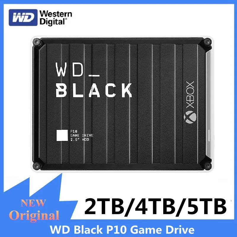 Черный игровой привод Western Digital P10 внешний жесткий диск 5 ТБ 4 HDD 2 дюйма совместимый