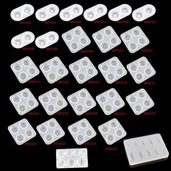 

Handmade All Sizes Ball-Jointed Doll Eye Resin Mold Eyeballs Half Round Doll Eyes Resin Casting Mold Art Craft Tools