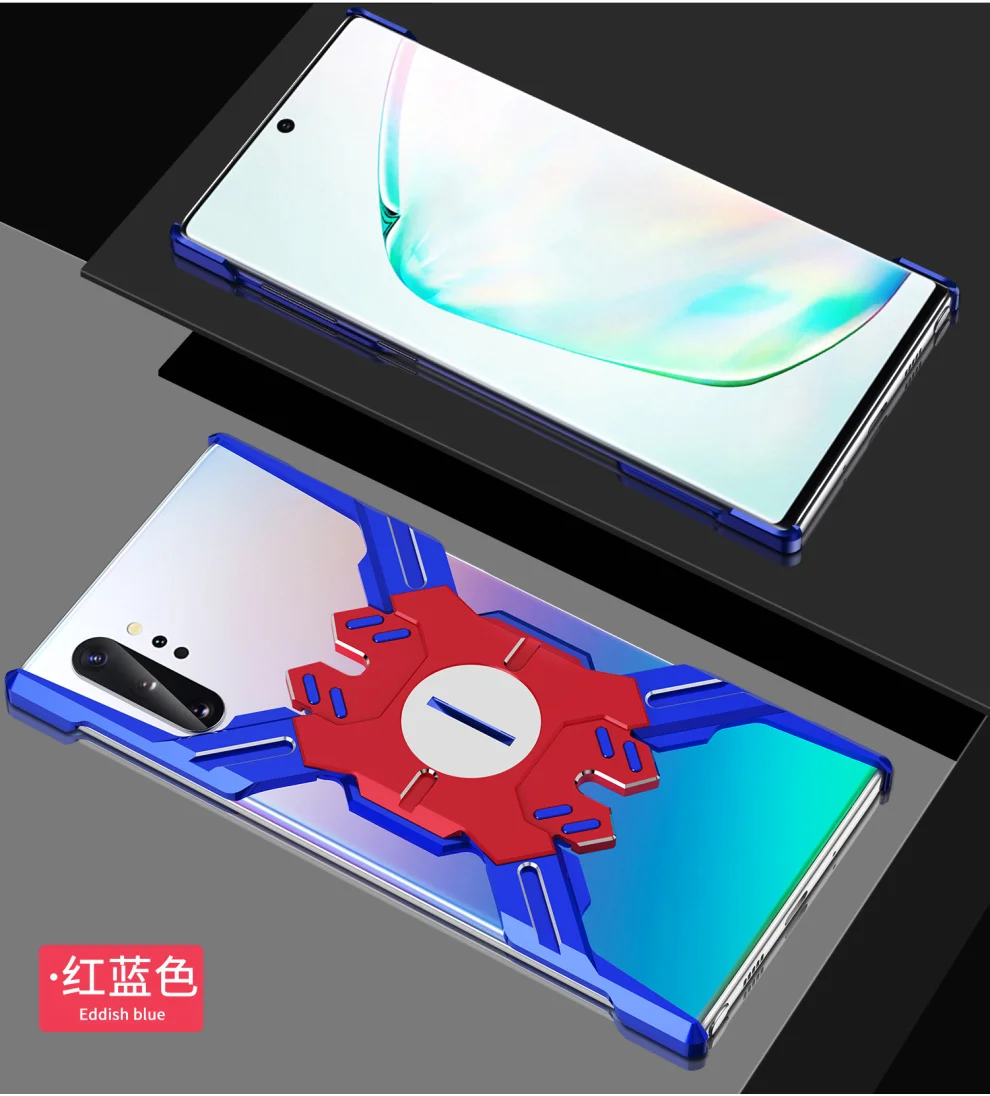 Герой Marvel элементы Алюминиевый металлический бампер чехол для samsung Galaxy Note 10/Plus тонкий жесткий противоударный защитный бампер для телефона