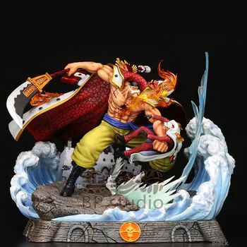 

22cm anime PVC Action Figure One Piece statue Edward Newgate battle Sakazuki Collectible Gift Toy Kit DIY decoration Gift a2947