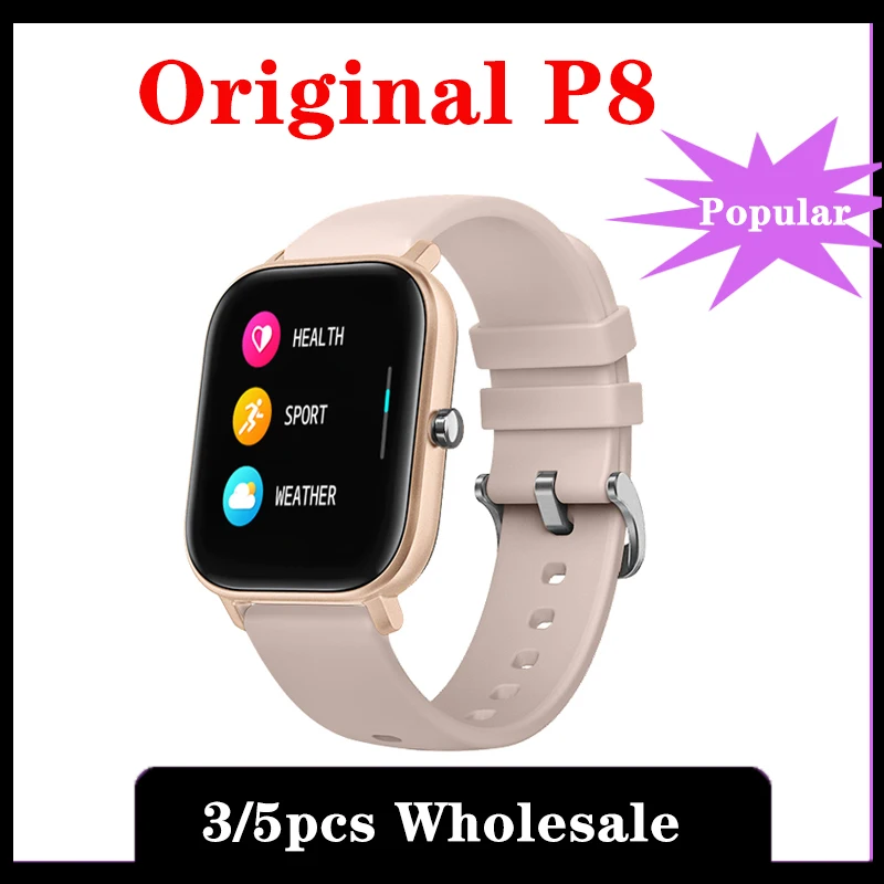 PROD 1005003482818469 Original Wholesale P8 Smartwatch 1.4inch Full
Touch Screen Fitness Tracker Heart Rate Monitor Ip67 Waterproof Sports
Smartband