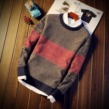 2019 Trend New Men Autumn Winter Sweater Pullovers Jumper Men's O-Neck Mixed Color Fashion Youth Teens Long Sleeve Sweaters Men 2019 Trend New Men Autumn Winter Sweater Pullovers Jumper Men's O-Neck Mixed Color Fashion Youth Teens Long Sleeve Sweaters Men