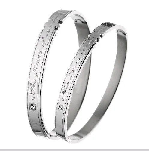 

Cheap Korean-style Couples Bracelet New Style Diamond Set Bracelet Jewelry Titanium Steel Men Women's