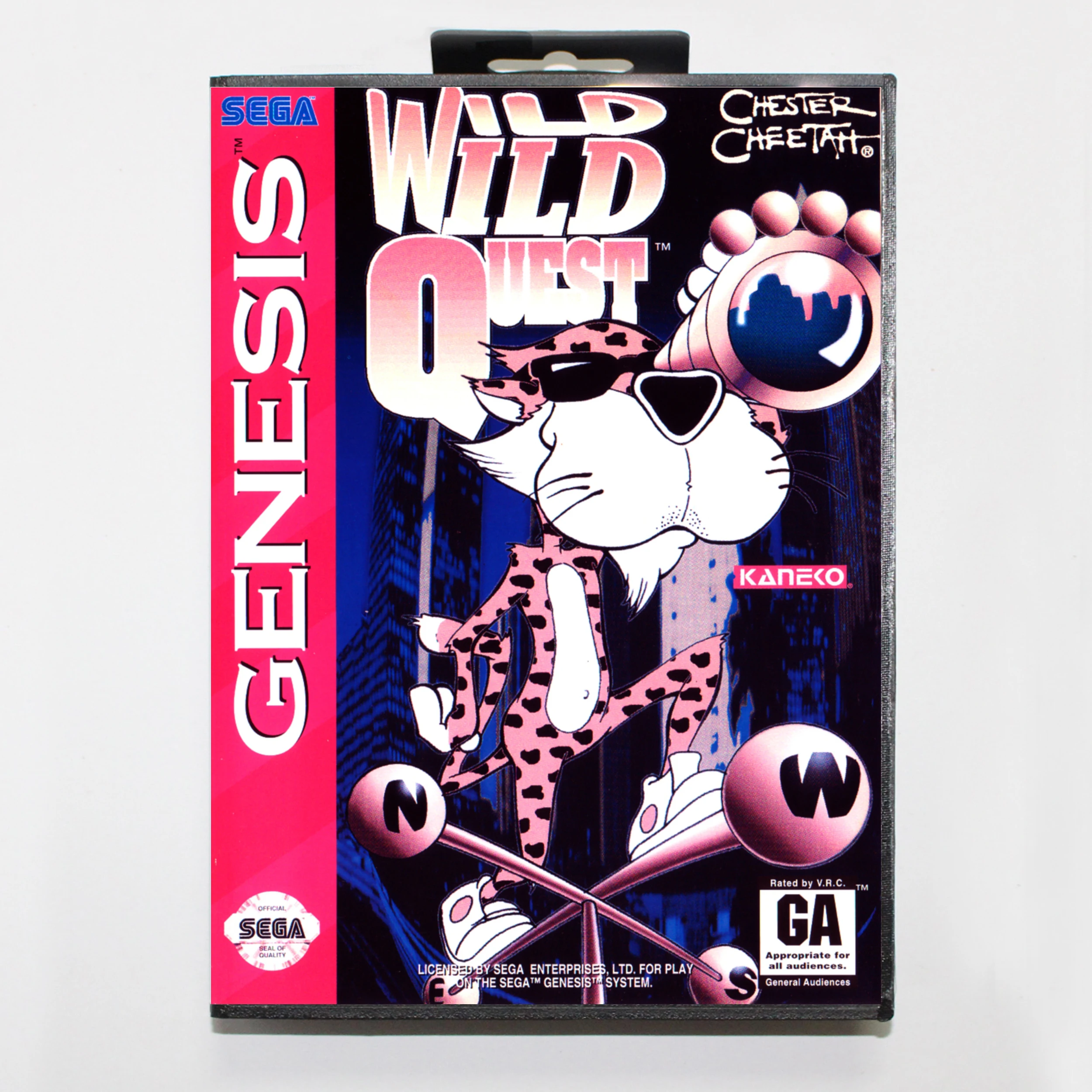 Chester Cheetah Wild Quest с розничной коробкой 16-битная игровая карта MD для Sega Mega Drive/ Genesis |