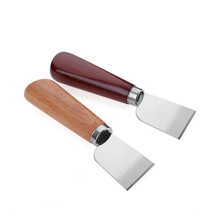 Description Picture 6 of itemDIY Sharp Leather Skiving Knife Cutting Knife Tools DIY Leather Craft Safety Leather Cutting Knife with Wooden Handle Tool