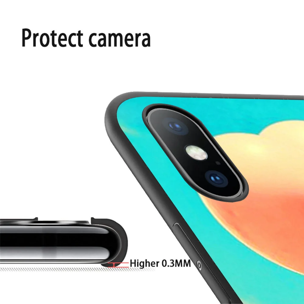 Мягкий силиконовый чехол для телефона iPhone 11 Pro Max X 5S 6 6S XR XS 7 8 Plus|Бамперы| |