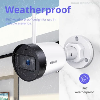 

Dahua 4MP Outdoor WIFI Microphone Alarm Imou Bullet Lite Mini CCTV AI Home Security IP Cam Waterproof Night Vision 30M Distance