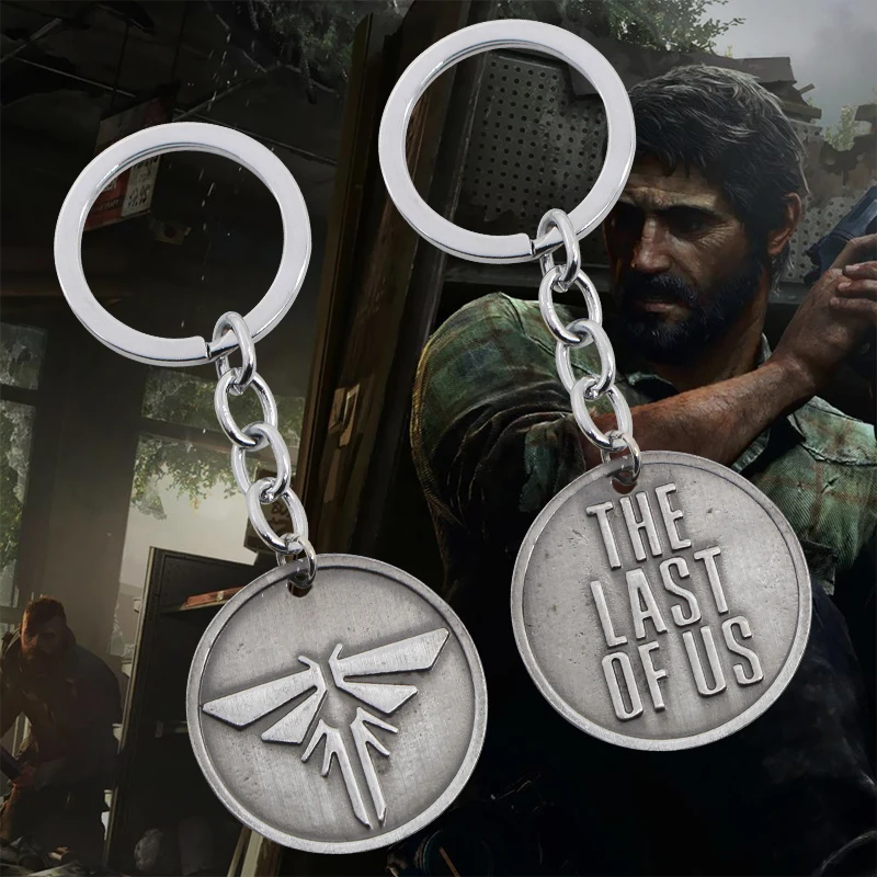 Брелок для ключей The Last Of Us 2 винтажный Оловянный Ретро брелок с надписью