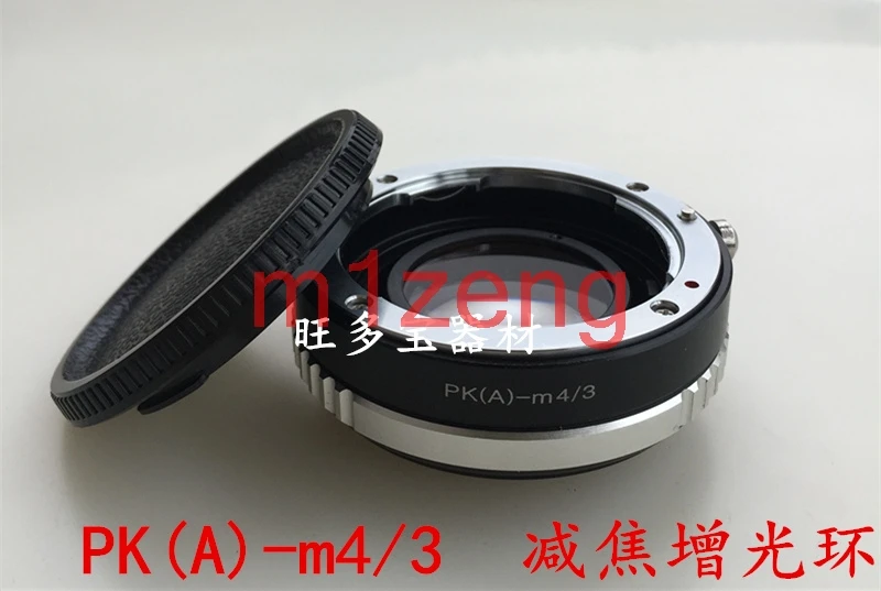 PK(A)-m43 Фокусное Редуктор Скорость Booster переходное кольцо для объектива pentax DA
