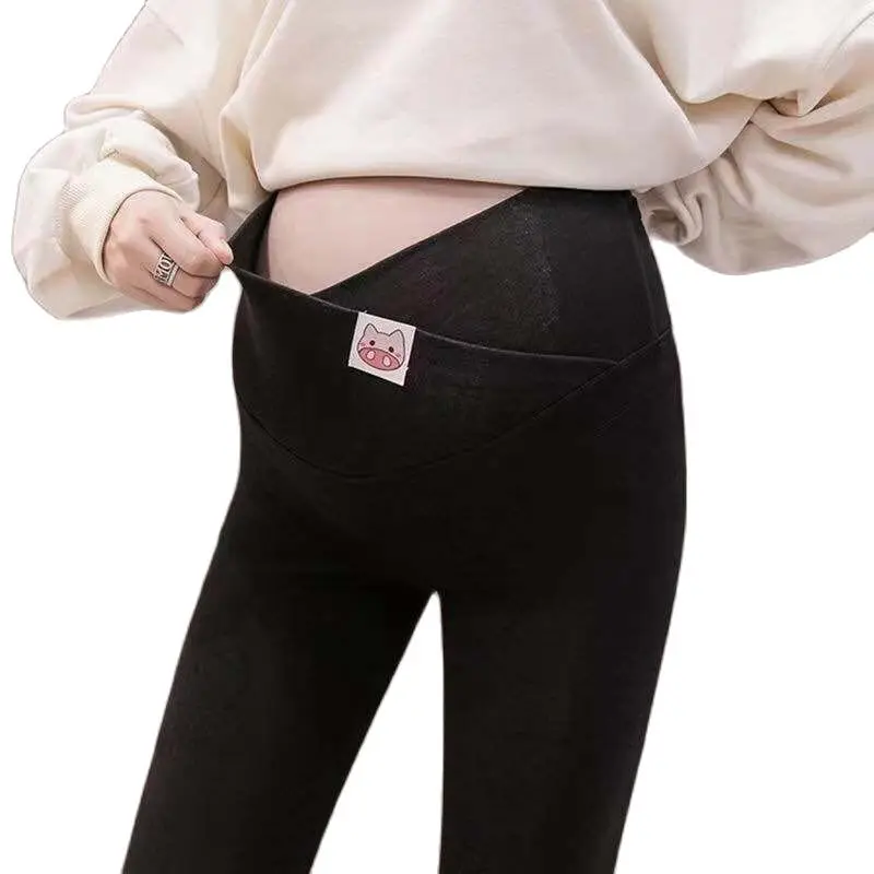 Maternity Low Waist ankle Leggings pregnancy clothes For Pregnant Women Spring Autumn Pregnancy milk silk Skinny pencil pants