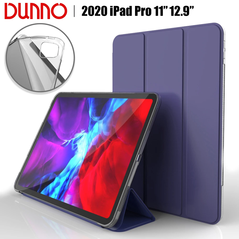 Новый 2020 iPad Pro 11 2nd Gen 12 9 чехол для 2018 Чехол Мягкий силиконовый умный