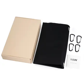 

15W Folding Foldable Portable Dual USB Ports Solar Panel Charger Ultra Thin High Efficiency for Smartphones Cameras MP3 MP4