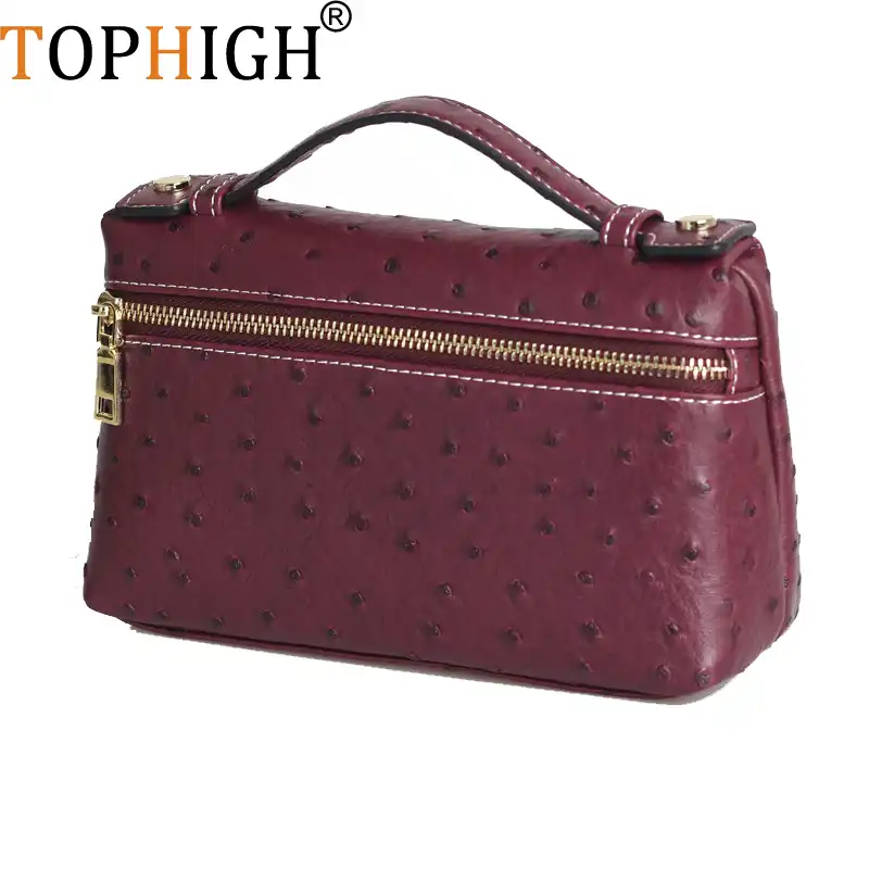 ostrich embossed handbags
