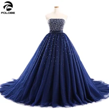 Настоящее фото, без бретелек Quinceanera платья бальное платье с бисером и пайетками, кружевное 16 платья светится в течение 15 лет платья дебютанток