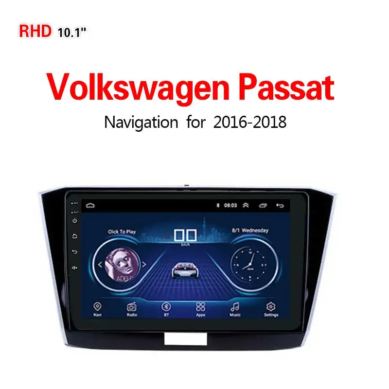 

Lionet GPS Navigation for Car Volkswagen Passat 2016-2018 10.1Inch RV1014Y