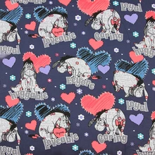 140*50 см с рисунком Маленького Ослика eeyore, хлопковая ткань, Детская рубашка для мальчиков, шляпа, юбка, сделай сам, дизайнерское постельное белье ручной работы, домашний кошелек из ткани, одеяло