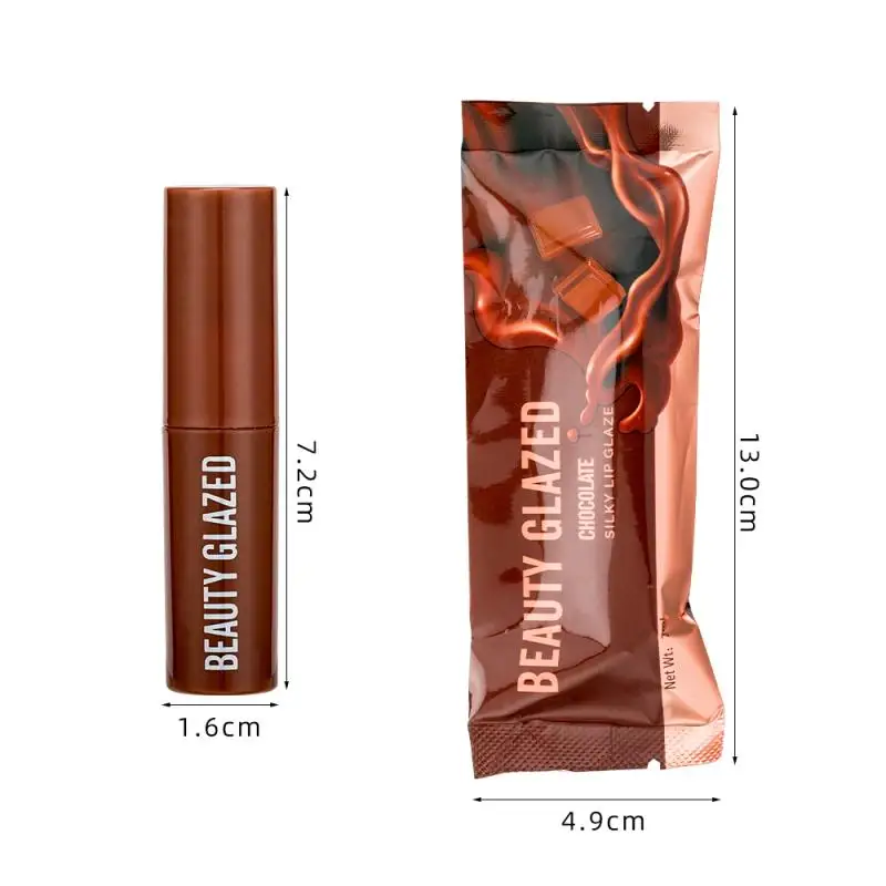 12 Shades Chocolate Lip Gloss Velvet Matte Liquid Lipstick Waterproof Lasting Girlfriend Gift Makeup Cosmetics TSLM1