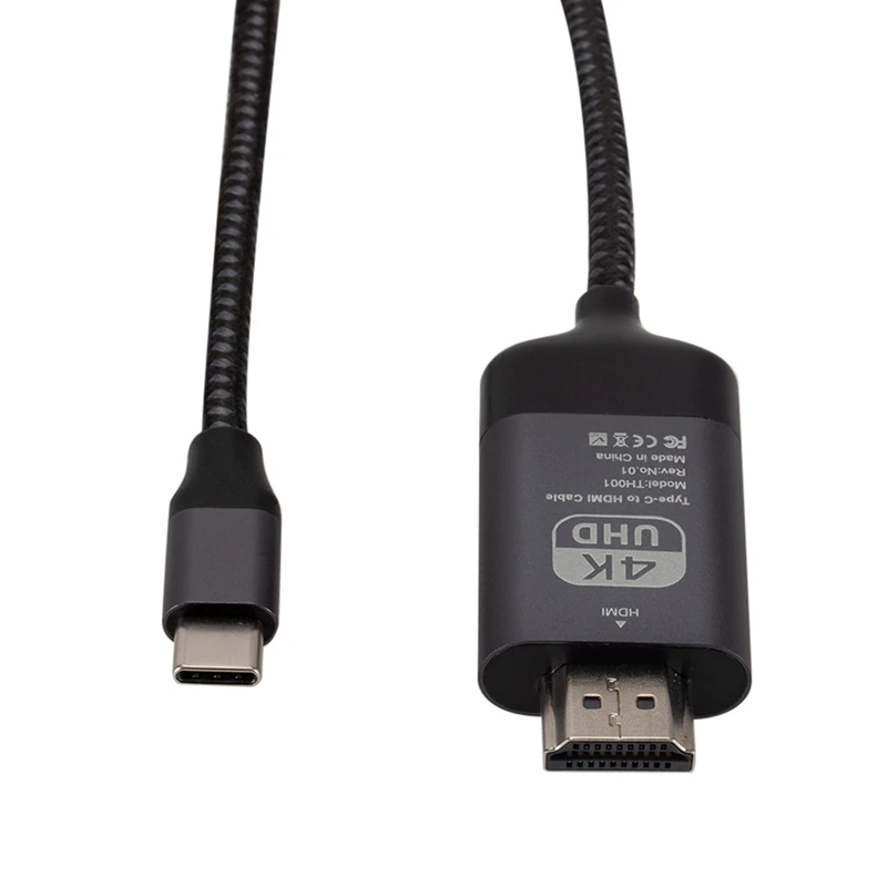 2 м 4K60hz тип-c к HDMI линии HD ТВ Аудио Видео AV ТВ кабель адаптер для samsung Galaxy S9 S10 Note 9 MacBook