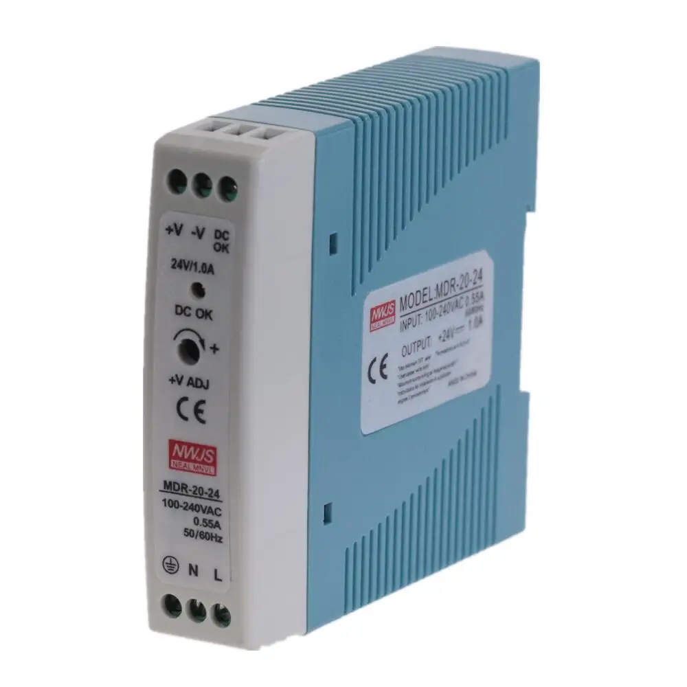 Mdr-20 20W Single Output 5V 12V 15V 24V Din Rail Switching Power Supply Ac/Dc Mdr-20 20W Single Output 5V 12V 15V 24V Din Rail Switching Power Supply Ac/Dc