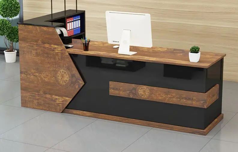 Cashier Simple Modern Clothing Store Beauty Salon Corner Bar Counter Small Commercial Supermarket Reception Desk