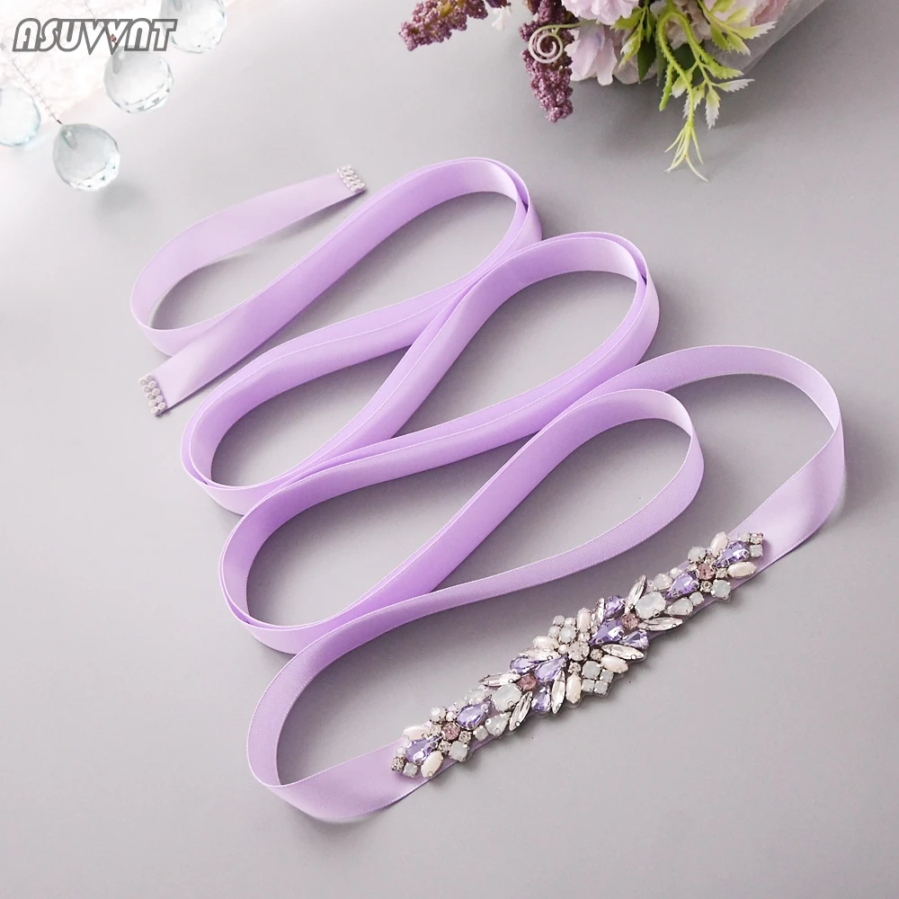 

Fashion Belt For Bride Wedding Color Protein Rhinestone Belt Braided Prom Party Dress Up Belt For Bridesmaid Women Lady