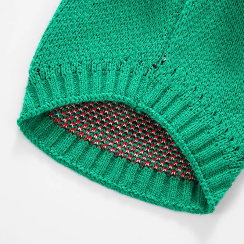 Pet Knitting Sweater Dogs Christmas Warm Costume Puppy Thickening Sweater Soft 2-legged Vest Clothing For Chihuahua Teddy