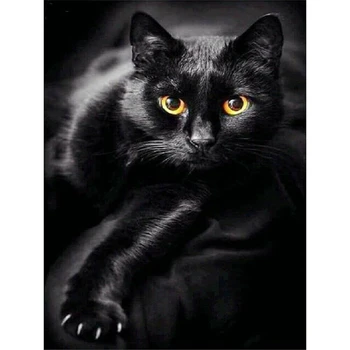 

5D Full Drill Animal Cat Diamond Painting Cross Stitch Kits Embroidery Art Decor