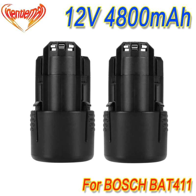 4800mAh10.8V аккумуляторная батарея 12V li ion BAT411 для BOSCH BAT412A BAT413A D 70745GOP 2607336013 2607336014 PS20 2 PS40