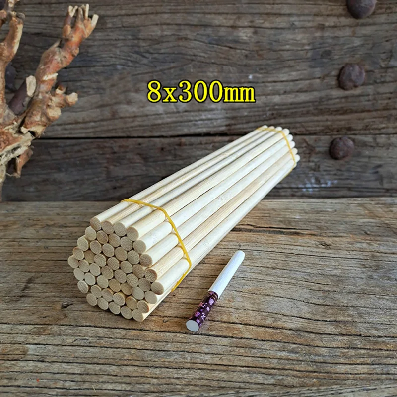 10pcs/lot Multi-size Round Square Bamboo Sticks Diy Handcraft Making  Modeling Materials - Wood Diy Crafts - AliExpress