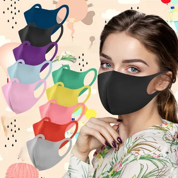 

20pc Adult's Reusable Washable Face Mask Mascarillas Air Purifying Pm2.5 Dustproof Protective Face Mask Carbon Filter Lay