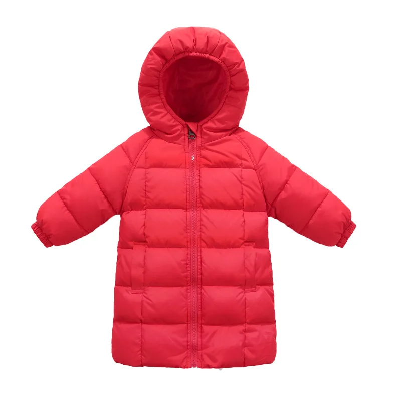 Детский пуховик с длинными для мальчиков и девочек плотная одежда из хлопка детская одежда для мальчиков и девочек детская одежда для холодной зимы теплая куртка - Цвет: Photo Color