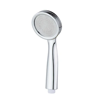 

Bathroom Hand Held Spa Shower Head Round Nozzle Ultra-thin Boost Chrome Shower Head Bathroom Shower Accessories