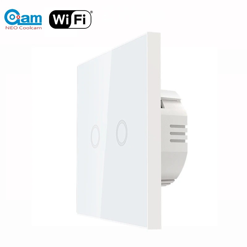Настенный сенсорный светильник NEO Coolcam EU 2 Gang Wifi Пульт дистанционного управления