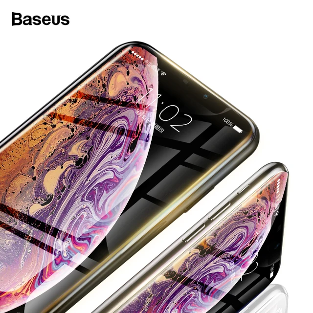 Baseus 0.23mm Screen Protector For iPhone 11 Pro Max XS Max XR X 11pro Tempered Glass Full Cover Protective Glass For iPhone11 1
