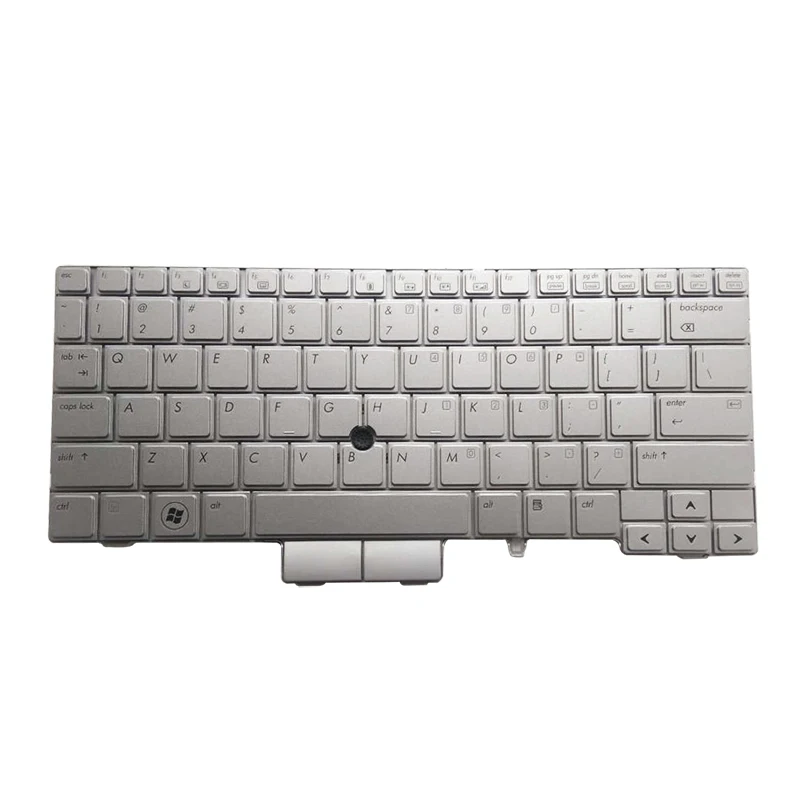 Новинка для hp Elitebook 2760P 12," Клавиатура для ноутбука Серебристая MP-09B63US64421 с точечной палкой 90.4km07c01 649756-001 США